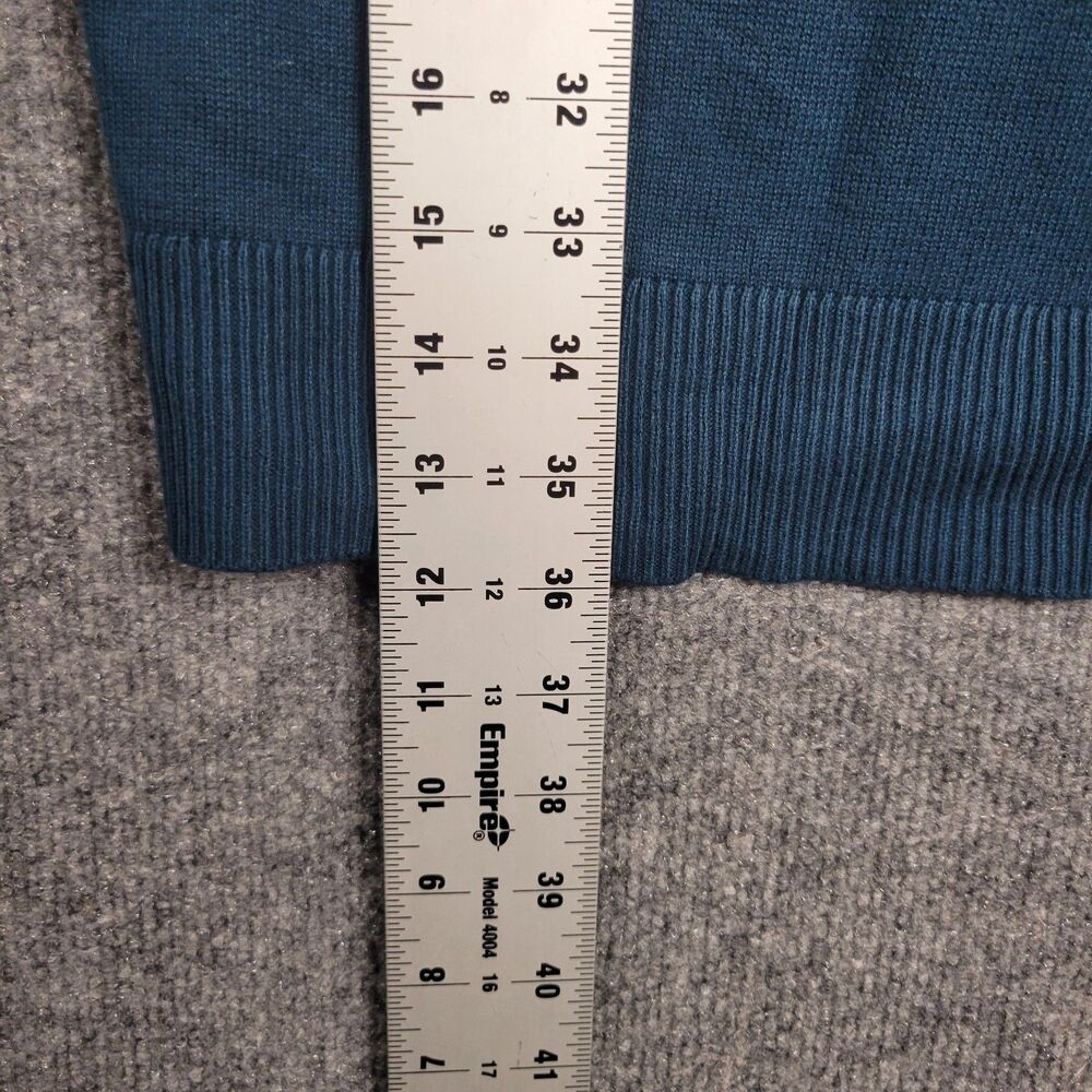 NWT BANANA REPUBLIC 596401 Teal Turtleneck Sweater Dress Stretch SIZE SMALL - Picture 9 of 10